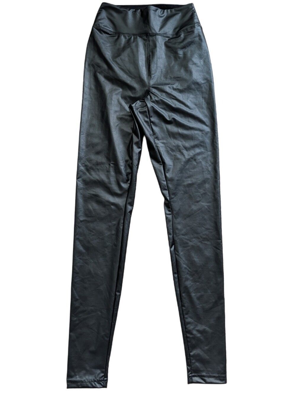 Offline by Aerie Womens Black Real Good Faux Leather High Rise Legging NWT Small